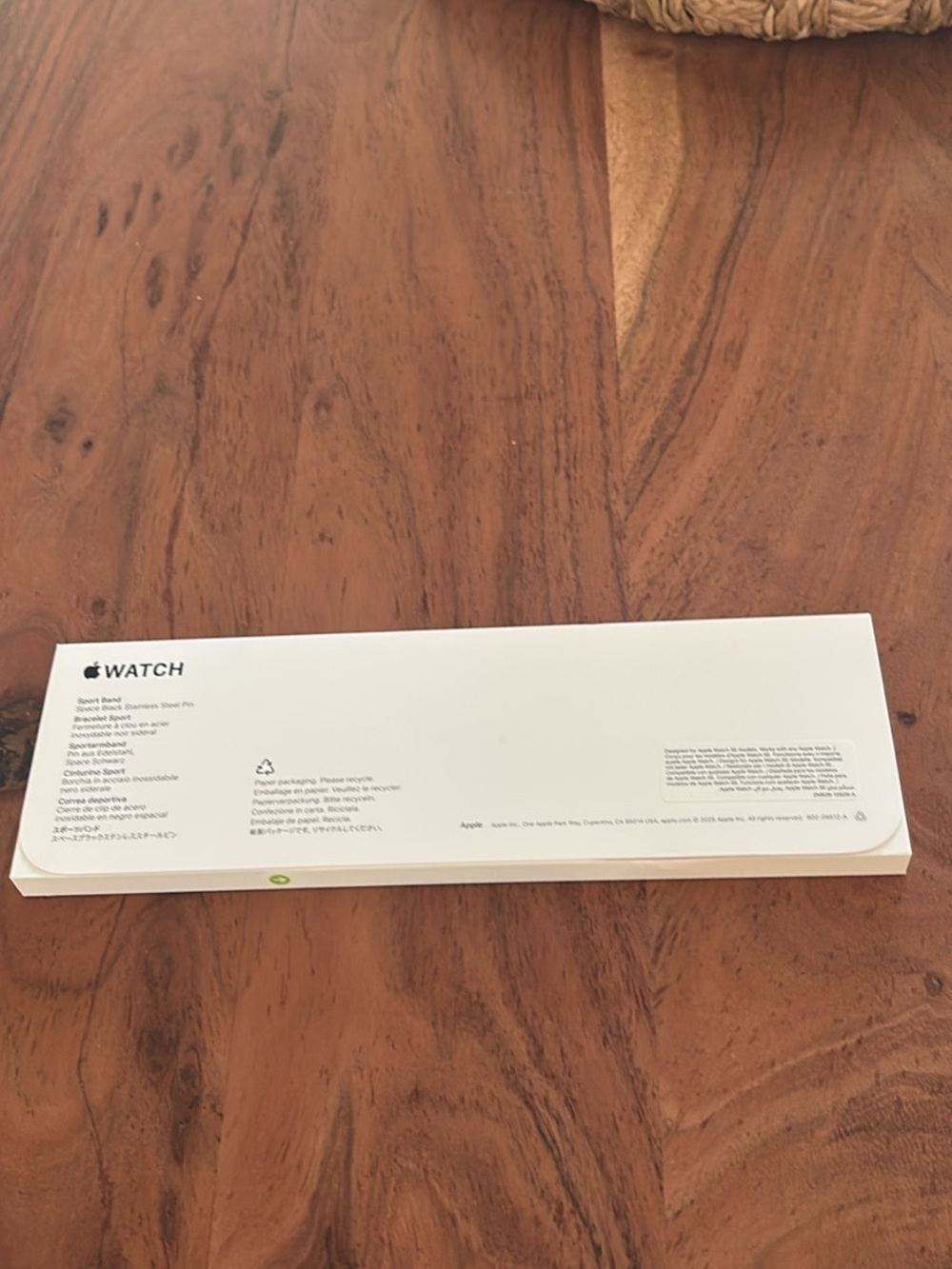 Unopened Apple Watch Black Silicone Smartwatch Band - Classic Sport Style - Picture 2 of 2